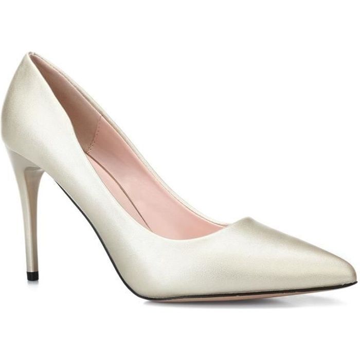 Escarpin doré outlet pas cher