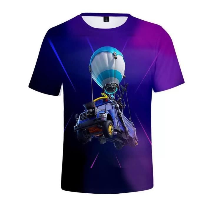 T shirt Enfant de Marque Luxe Fortnite imprim tee shirt Fille et