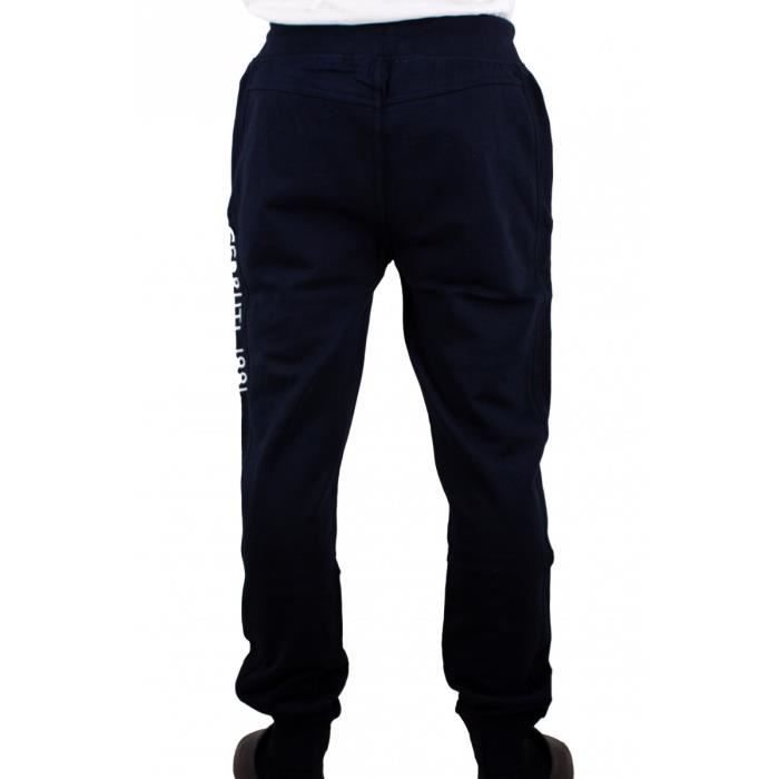 Cerruti 1881 Pantalon de jogging uni Versailles Noir Homme Noir Cdiscount Pret a Porter