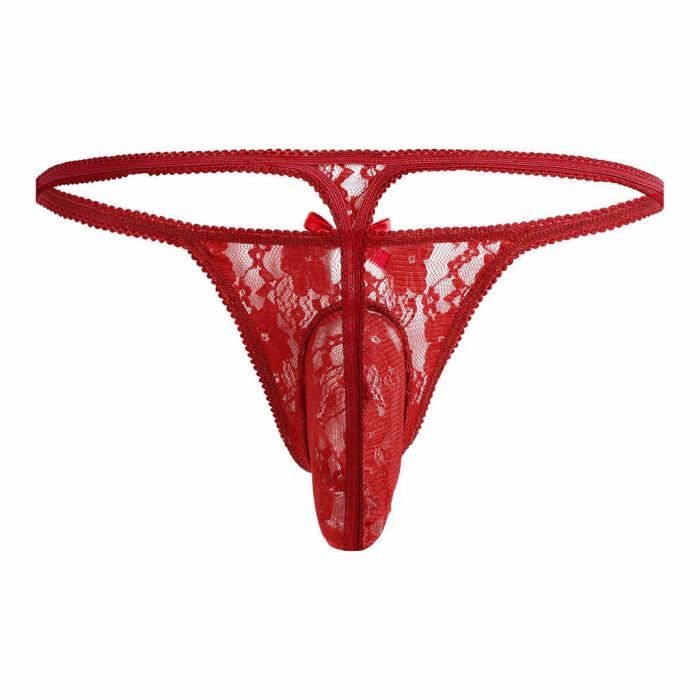 Sous-vêtement String Pour Homme Enhance - Bleu Clair, Taille G, Matière Ice Silk - Neuf Avec étiquettes, Fabriqué En Chine