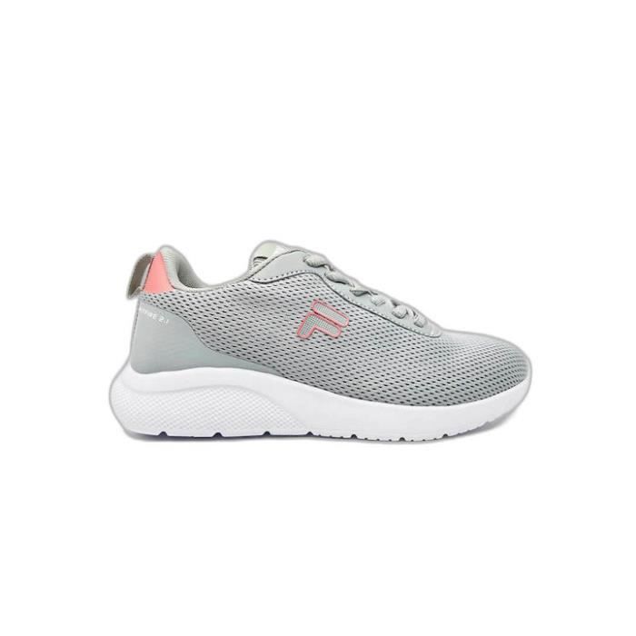 chaussures de running fila spitfire - femme - gris/rose - pointure 38