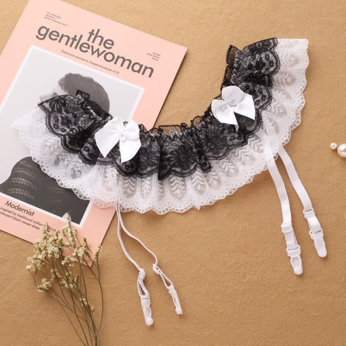 Jarretières De Mariée En Dentelle Avec Perles - 2 Paires, Tour De Jambe 40-60cm