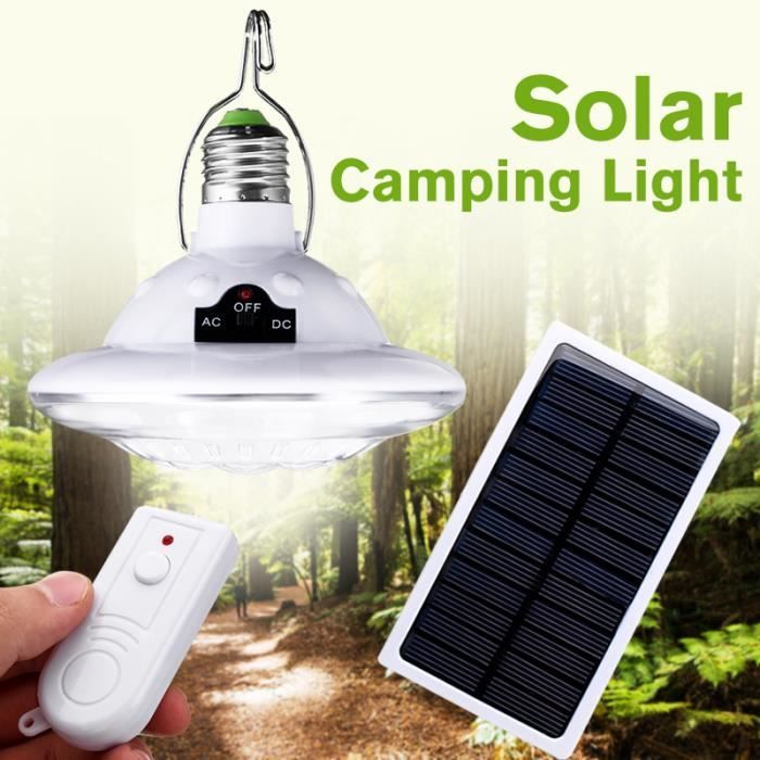 22led Lampe Solaire Extrieur Jardin Telecommande 6v 1w Panneau