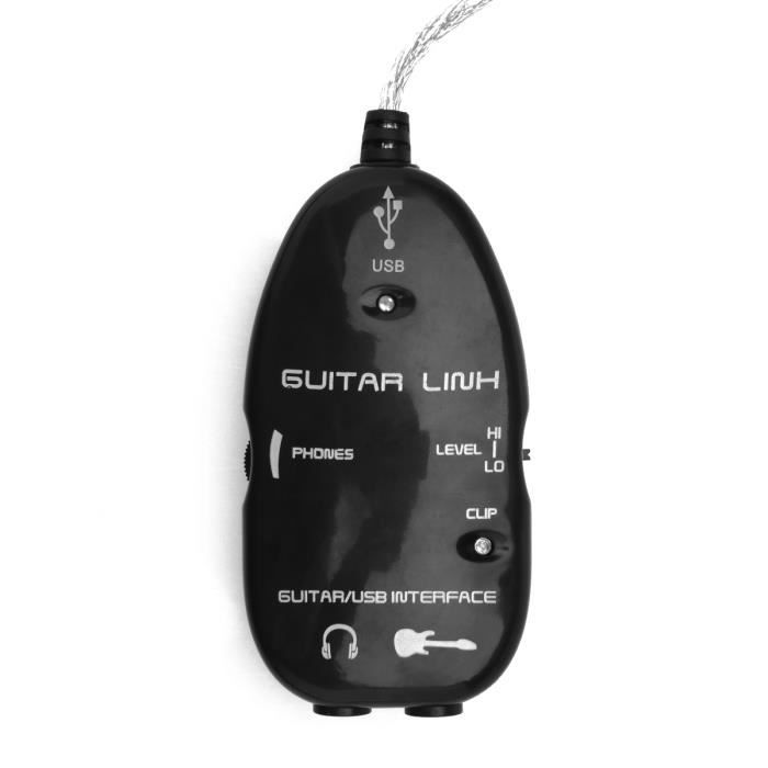 Guitar Link Interface Usb Cable D Enregistrement Adaptateur Audio Connecteur Pour Pc Mac Prix Pas Cher Cdiscount