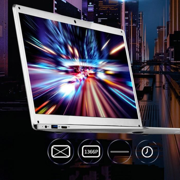 Top achat PC Portable Nouveau ！Quad Core Ordinateur Portable PC 2+32G Laptop Business - Clavier Américan QWERT pas cher