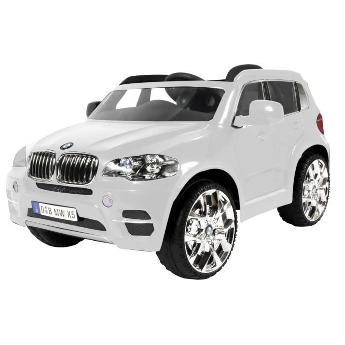 Rollplay Voiture Electrique Bmw X5 Suv 12 Volts Rc Blanc Achat Vente Voiture Electrique Enfant Cdiscount