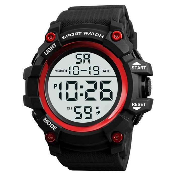 Montre digitale homme pas cher clearance