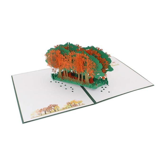 1feuille Carte Pop Up Creative Carte De Voeux Nouvel An 3d Carte D Origami Carte D Invitation Pour Fete Anniversaire 1 Achat Vente Cahier De Texte 1feuille Carte Pop Up Cdiscount