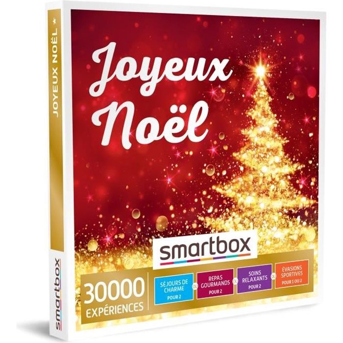 Smartbox Coffret Cadeau Joyeux Noel Experiences Soins Relaxants Nuits De Charme Repas Savoureux Et Evasions Sportive Cdiscount Au Quotidien