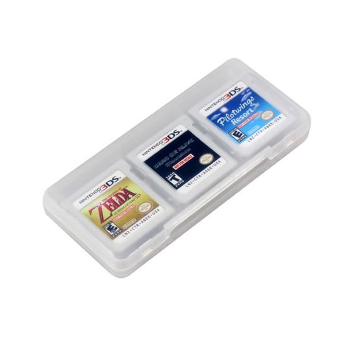 Clair 6 En 1 Carte De Jeu Cas De Stockage Boite A Cartouches Pour