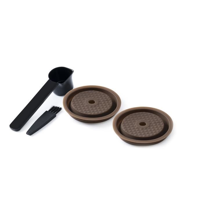 Bouchons Réutilisables Pour Capsules Nespresso Vertuo - Lot De 3 - Silicone Alimentaire Sans BPA - Fabriqué En Italie