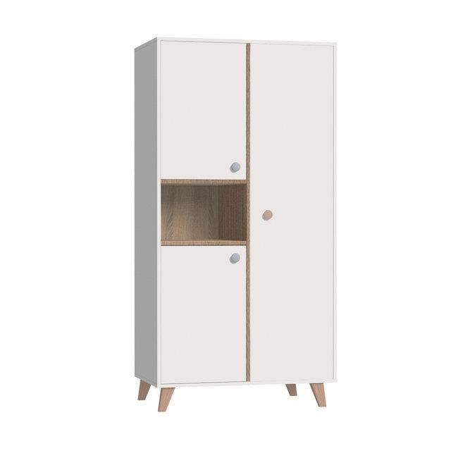 Armoire Bebe Kombu Blanc Et Bois Achat Vente Armoire De Chambre Armoire Bebe Kombu Blanc Et Soldes Sur Cdiscount Des Le 20 Janvier Cdiscount