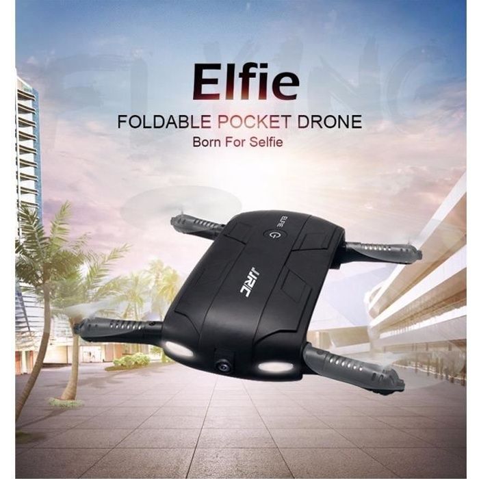 JJRC H37 Elfie pliable Mini Selfie Drone avec Camera Altitude Hold FPV Quadcopter WiFi Phone Control Rc Helicopter Toys