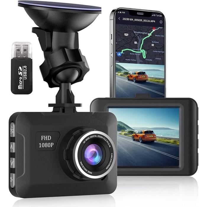 2023 Nouvelle Version Caméra Embarquée Voiture 1080P 2.7 Pouces Caméra De  Voiture Grand Angle De 170°,Dashcam Voiture Avec Mo[H1468] - Cdiscount Auto