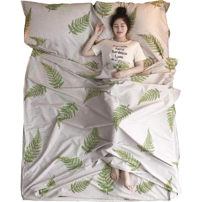 Sac de couchage clearance 2 personnes coton