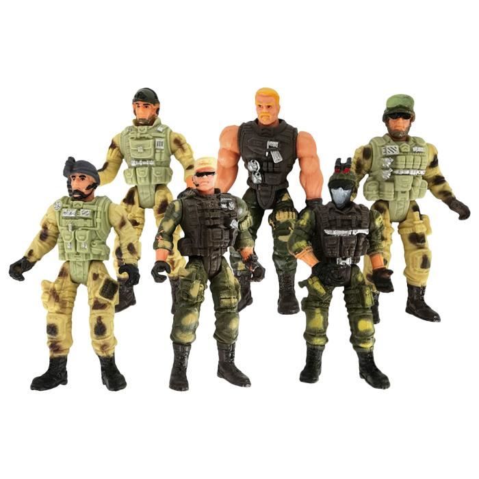 Lot de 12 figurines militaires, figurines de camouflage spéciales, mini  soldats de base militaire, jouets avec armes, cadeaux de cosplay pour  enfants : : Jeux et Jouets