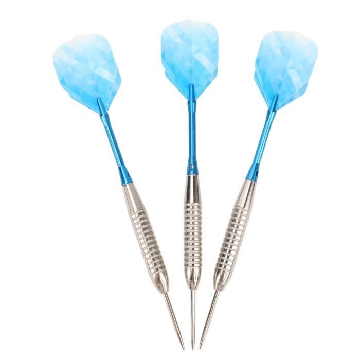 Lot 15 Fléchettes Métal LQI – Pointes Acier, Anti-dérapant, Pour Débutants Et Pros