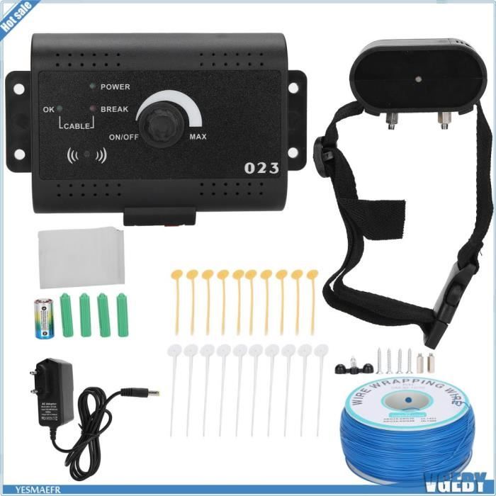 Comparer les prix de VGEBY Clôture Électrique pour Chien Étanche avec Collier de Formation Sonore et Choc