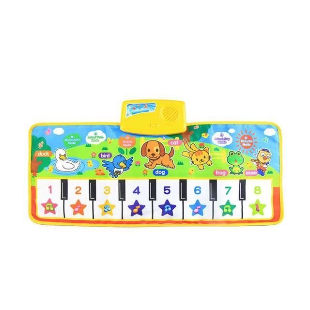 Jouet Musical Bébé - PIMPIMSKY - Piano et Tambour 6-en-1 - Sons et Lum
