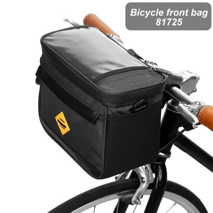 Panier de vélo électrique avec couvercle, accessoires de cyclisme suspendus et détachables  18