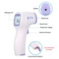 TD® Thermomètre medical électronique frontal infrarouge sans contact pour écran LCD pour adultes et enfants-1