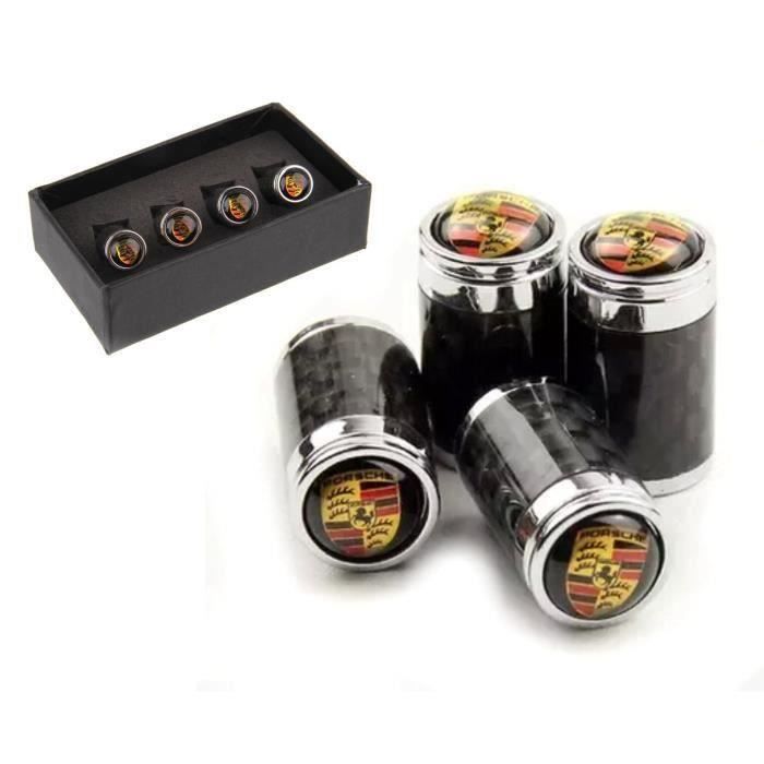 4 Bouchons De Valve En Aluminium Noir Pour Porsche 911 992 GT3 - Protection Antipoussière, Design élégant