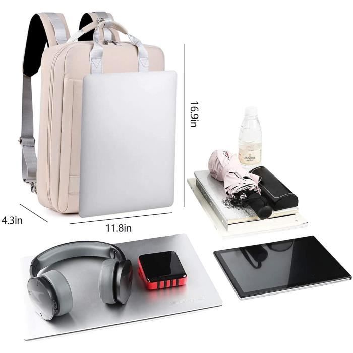 Sac dos cartable pour Apple Macbook pro 15 16 pouces BEIGE