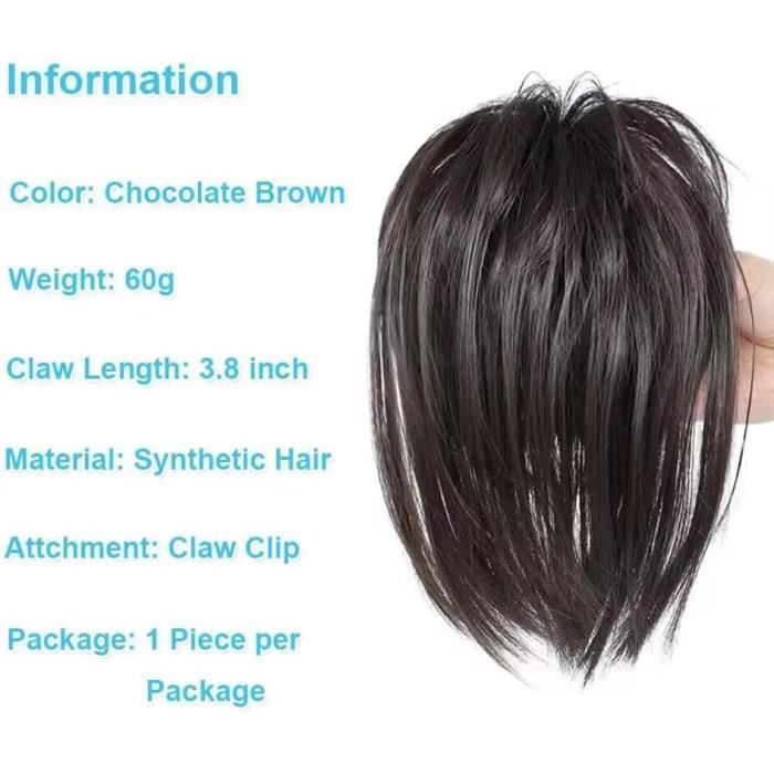 Court Extension Cheveux Naturel Queue De Cheval Pince 26Cm Synthétique