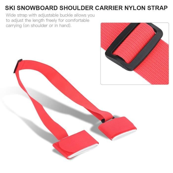 Colaxi Sangle d'épaule de snowboard réglable Accessoires d
