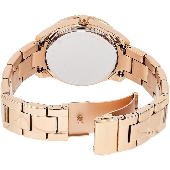 Fossil Montre Femme ES3590 277 Achat vente montre Femme Adulte Acier Cdiscount