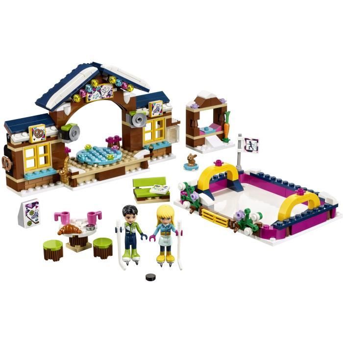 LEGO Friends 41322 La Patinoire de la Station de Ski Cdiscount Jeux Jouets