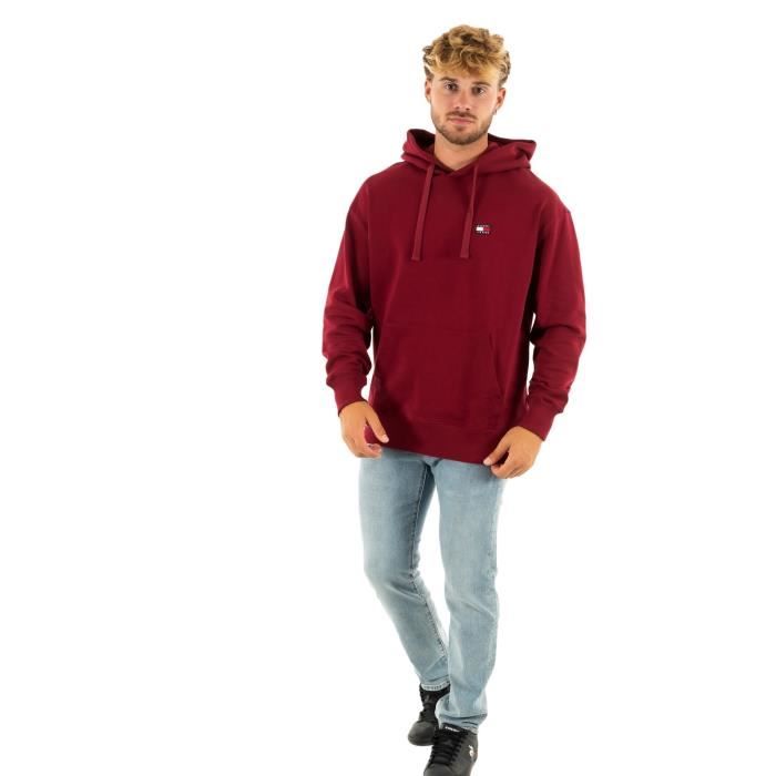 Sweat tommy hotsell jeans rouge
