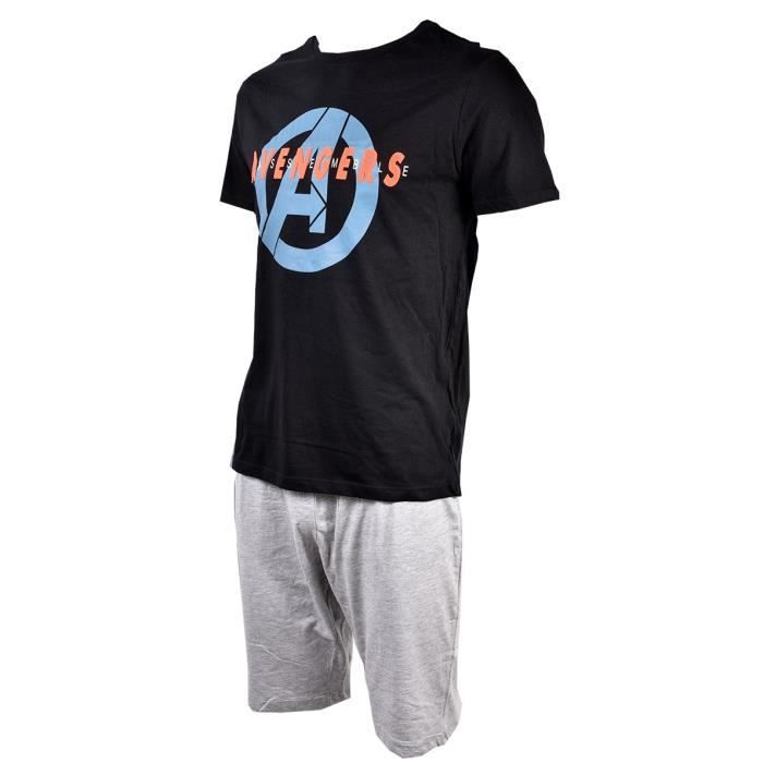 Pyjama Homme AVENGERS EV3608 NOIR