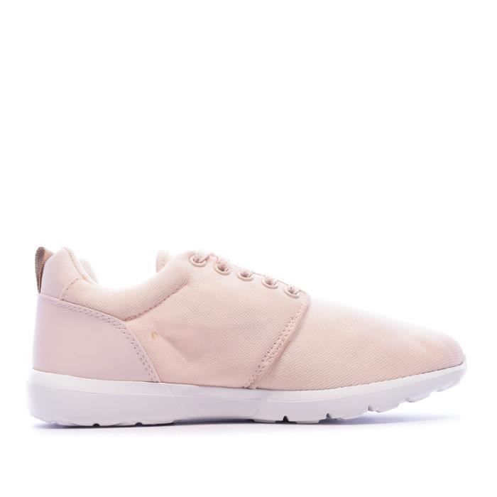 Baskets rose fille Le Coq Sportif Variocomf Pink Cdiscount