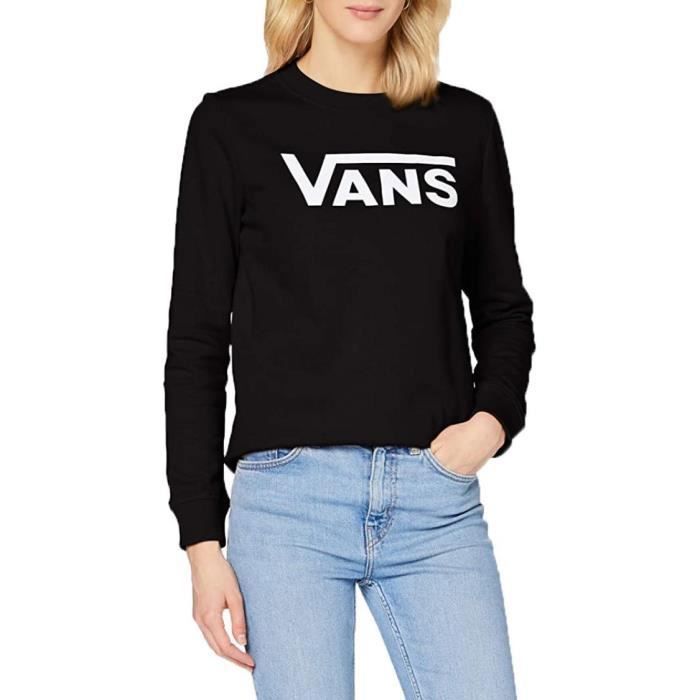 Sweat vans top femme noir