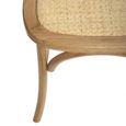 Chaise bistrot design d'antan en bois Isak - Marron-2