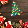 1 pc DIY Ornements De Noël En Feutre Décoration D'arbre Pendentif sapin de noel - arbre de noel decoration de noel-2
