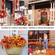 Decoration automne, 10m 100 Guirlandes lumineuses, Guirlande de feuilles d'automne, Decoration halloween/ Noël/ Thanksgiving/-2