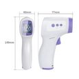 TD® Thermomètre medical électronique frontal infrarouge sans contact pour écran LCD pour adultes et enfants-2