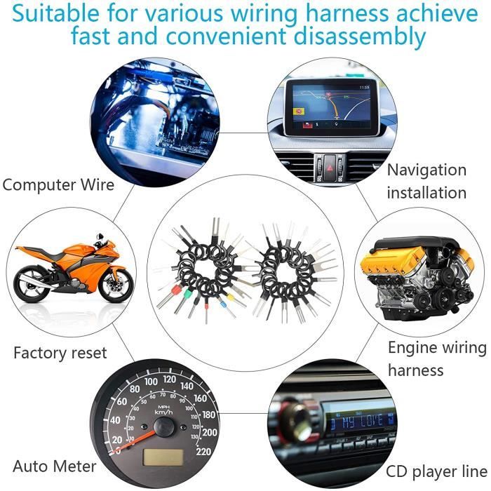 Kit De 18 Extracteurs De Broches – Pour Retirer Les Fiches De Connecteurs – Outil De Réparation électronique