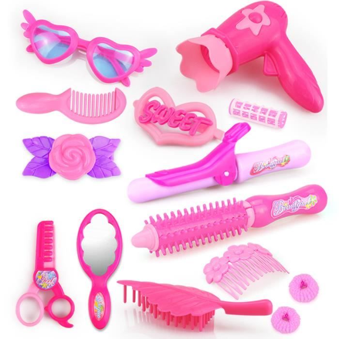 Tête à Coiffer et Maquiller, avec Accessoires pour Cheveux et Maquillage, Accessoires Cheveux
