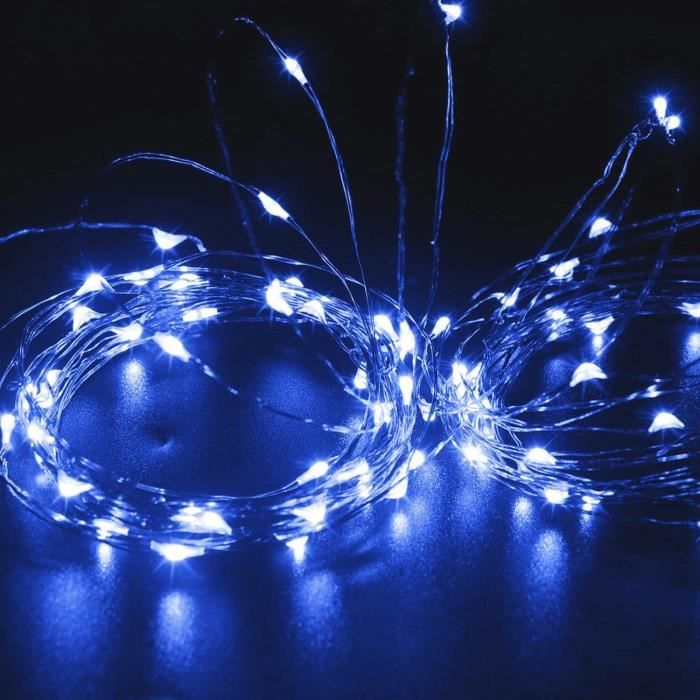 Guirlande Lumineuse [Lot de 4],Mini Guirlande LED a Pile 5m 50