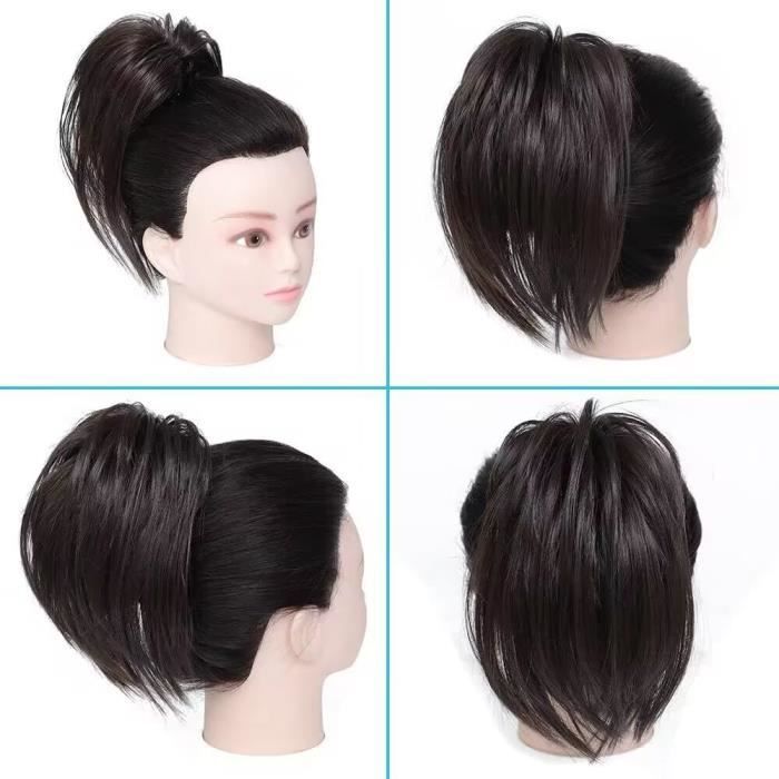 Court Extension Cheveux Naturel Queue De Cheval Pince 26Cm Synthétique