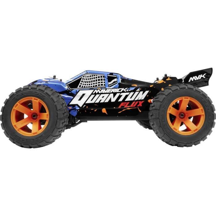 Maverick Quantum XT Flux 80A 1 10 4WD Truck Blue brushless 1 10 Auto RC electrique Truggy 4 roues motrices 4WD pret Cdiscount Jeux Jouets