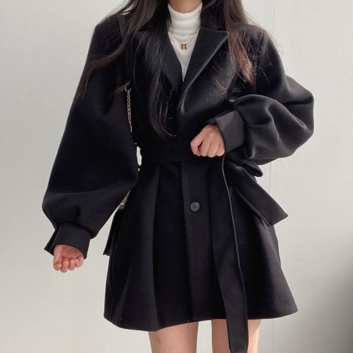 Manteau femme chaud cintré sales