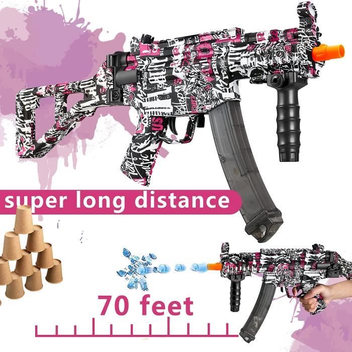 Pistolet à eau électrique PIMPIMSKY avec 43500 perles d'eau, pistolet à  bille en gel , pistolet de tir pour enfants adultes Purple - Cdiscount Jeux  - Jouets