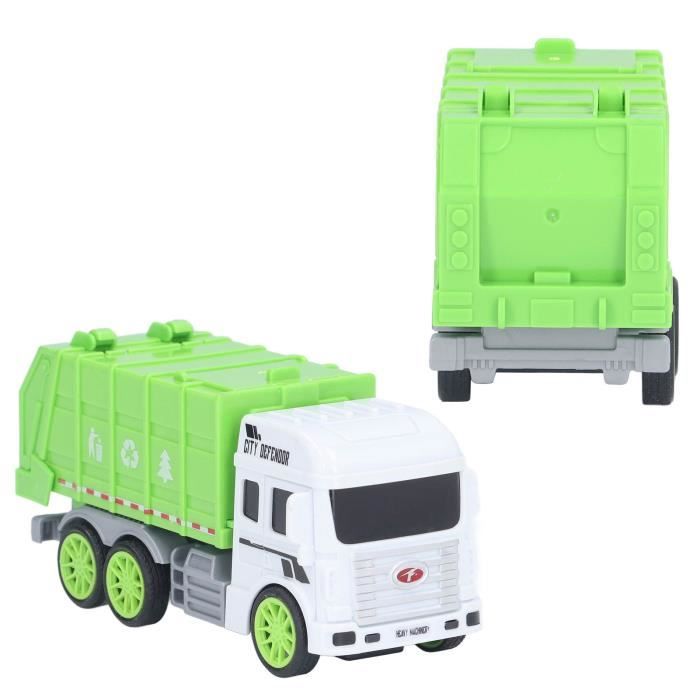 Véhicule D'assainissement à Inertie D'apparence Réaliste de Camion à Ordures Jouet, Cultiver la Conscience de l'environnement, Cadeau de Noël Véhicule D'assainissement à Inertie D'apparence Réaliste de Camion à Ordures Jouet, Cultiver la Conscience de l'environnement, Cadeau de Noël