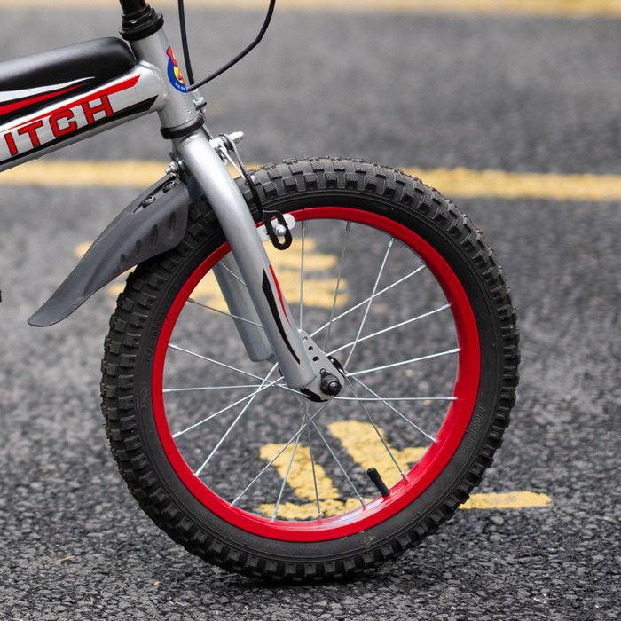 Vélo Enfant HILAND 12/14/16 Pouces – Cadre Acier, Roues Stabilisatrices, Freins Double Sécurité !