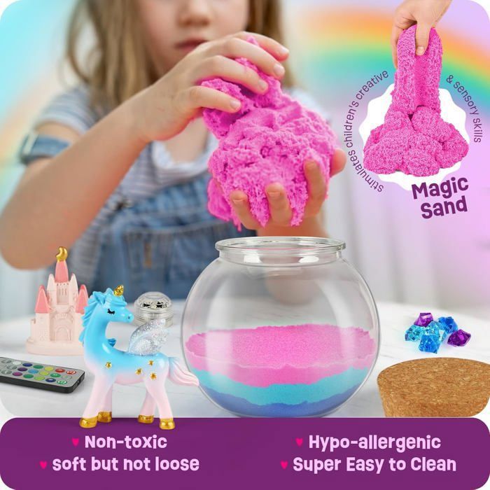 Veilleuse Licorne Enfants, Kit Creatif Enfant Bricolage, Activites Manuelles, Cadeau D'artisanat pour Noël Enfant de 6 ans et de - Maison