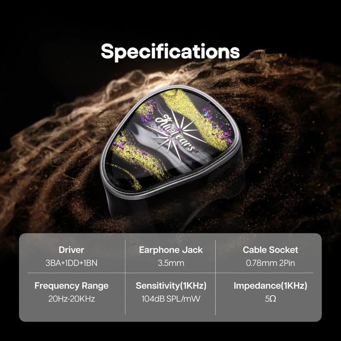 Linsoul Kiwi Ears Terras IEM Câble Audiophile 4N Cuivre Monocristallin - Compatible Orchestra Lite, Mangird Tea Pro